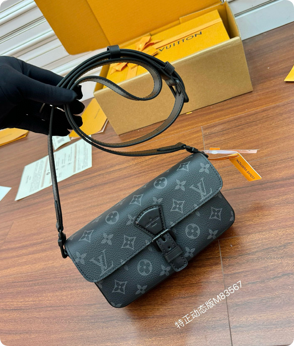 【高仿男包推薦】LV Montsouris 可穿戴式錢包 型號：M83567