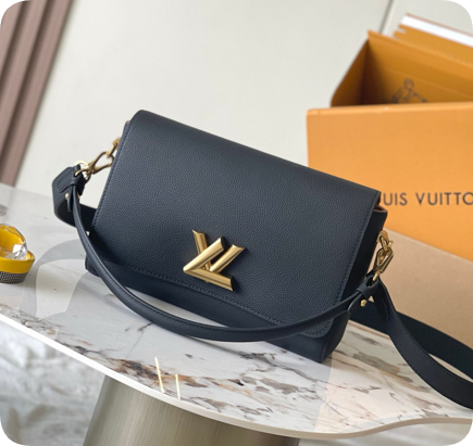 【高仿女包推薦】LV Soft Twist 黑色手袋