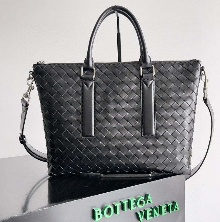 【高仿男包推薦】BV 2025 新品編織柔軟公文包