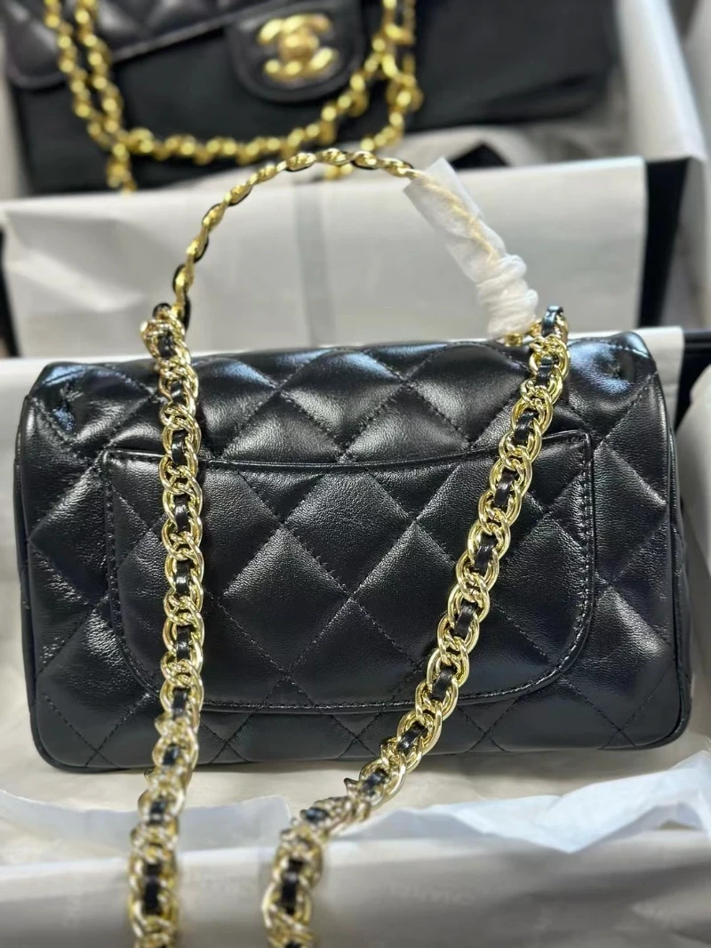 chanel高仿 原廠皮 手提包 (4)