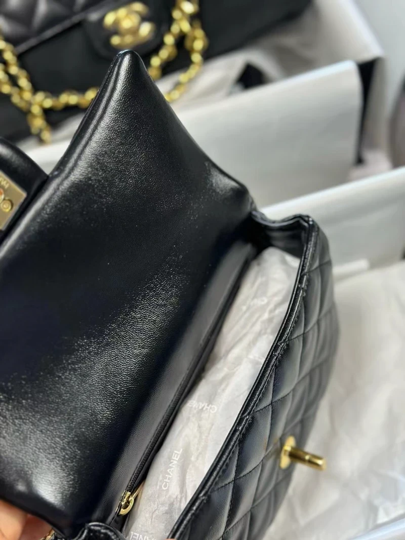 chanel高仿 原廠皮 手提包 (6)