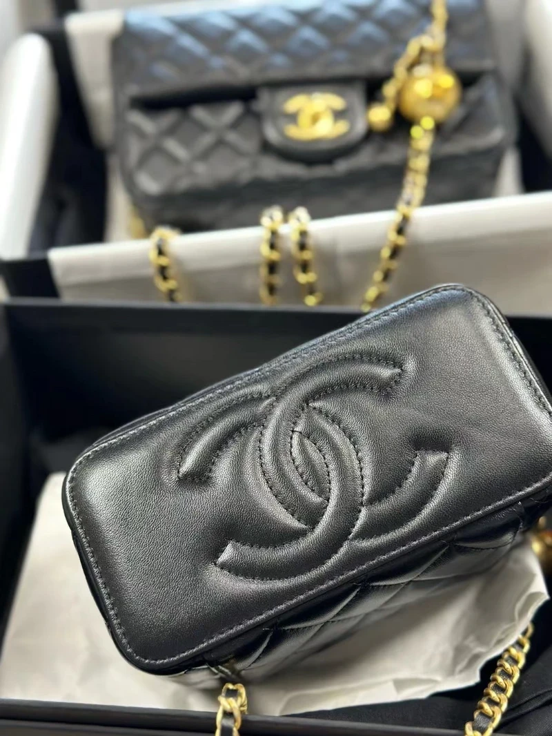 chanel高仿 金球盒子包 (4)