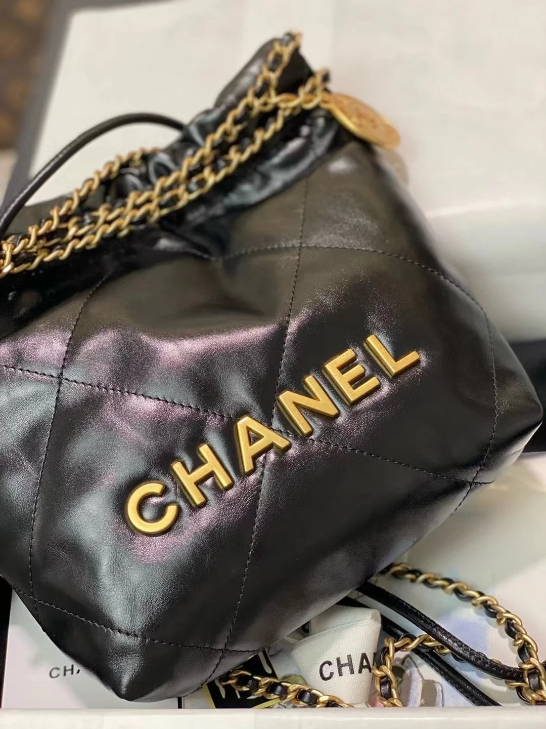 chanel高仿 22bag (3)