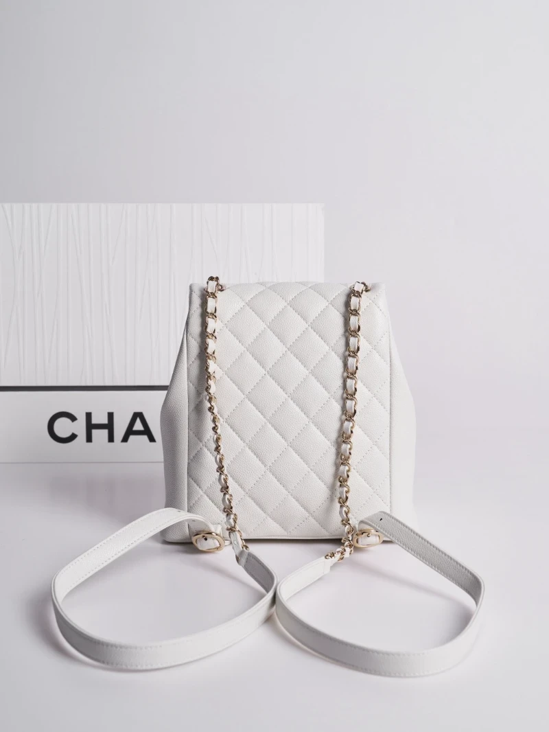 chanel高仿 25p 雙肩背包 (4)