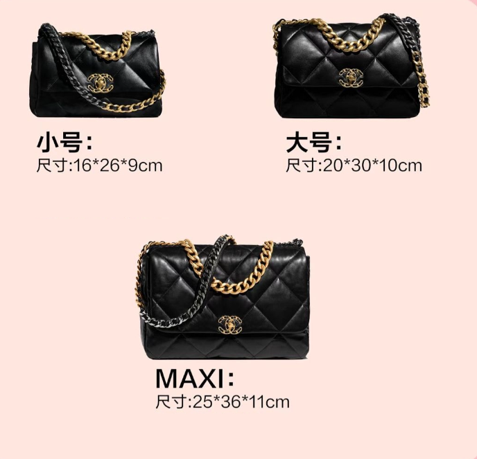 Chanel 19 Bag 尺寸表