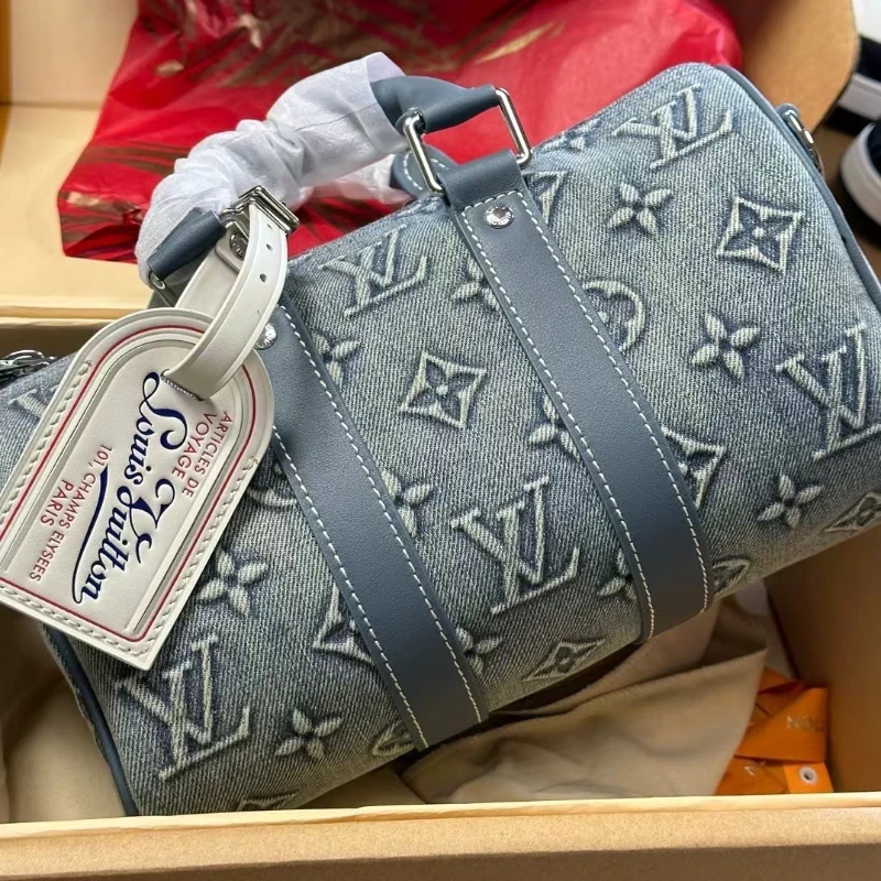 lv 正頭 牛仔包 (1)