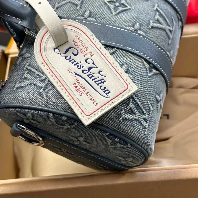 lv 正頭 牛仔包 (4)