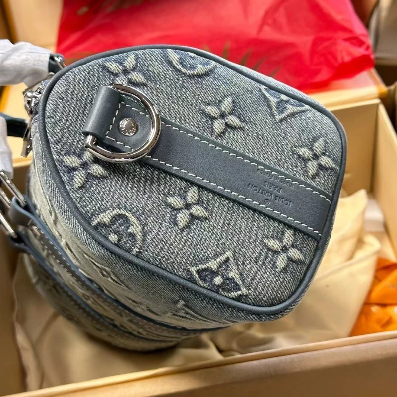 lv 正頭 牛仔包 (5)