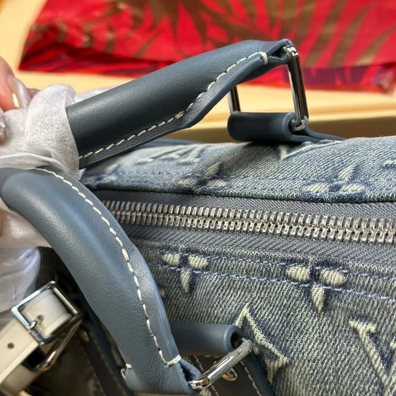 lv 正頭 牛仔包 (6)