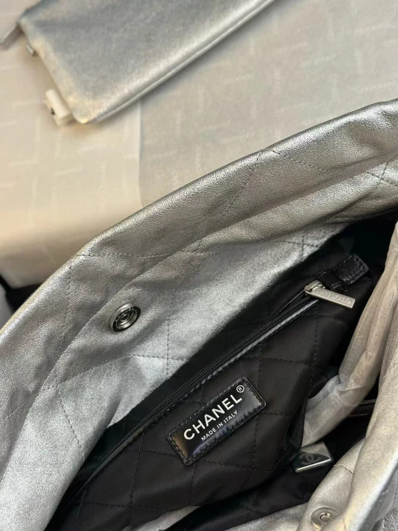 chanel高仿 22bag 銀色 (4)