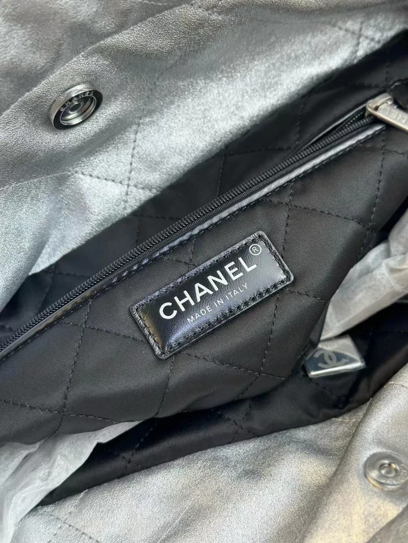 chanel高仿 22bag 銀色 (6)