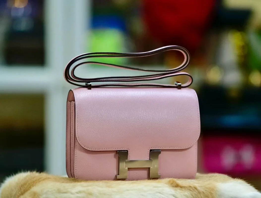 hermes高仿 康康 櫻花粉 銀扣 (1) resized