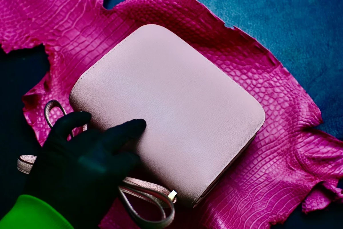 hermes高仿 康康 櫻花粉 銀扣 (2) resized