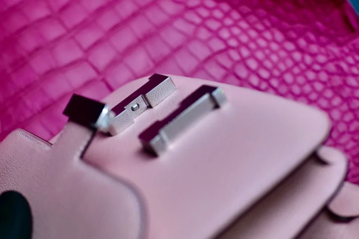 hermes高仿 康康 櫻花粉 銀扣 (4) resized