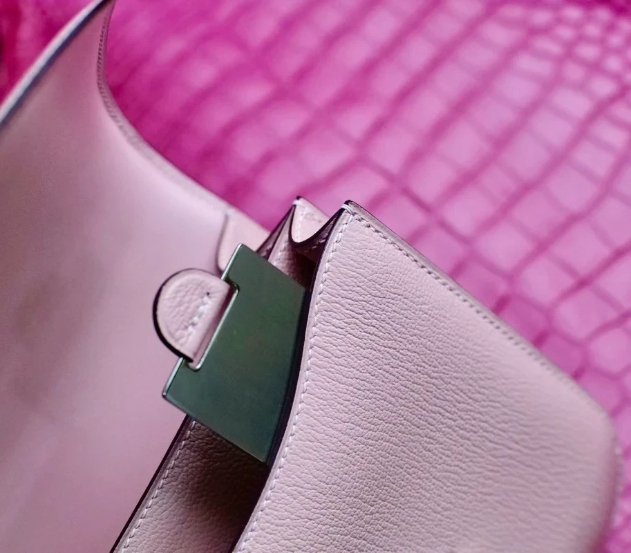 hermes高仿 康康 櫻花粉 銀扣 (6) resized