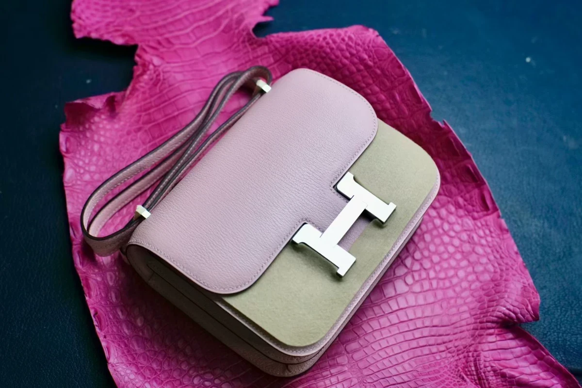 hermes高仿 康康 櫻花粉 銀扣 (8) resized