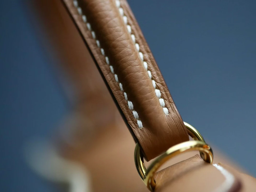 hermes高仿 kelly 28 金棕 (5)