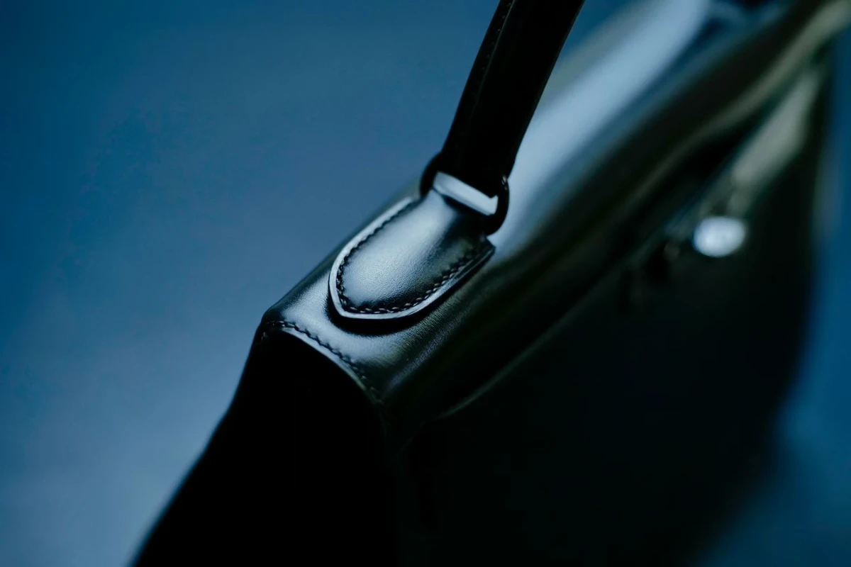 hermes kelly 黑色 box皮 (4)