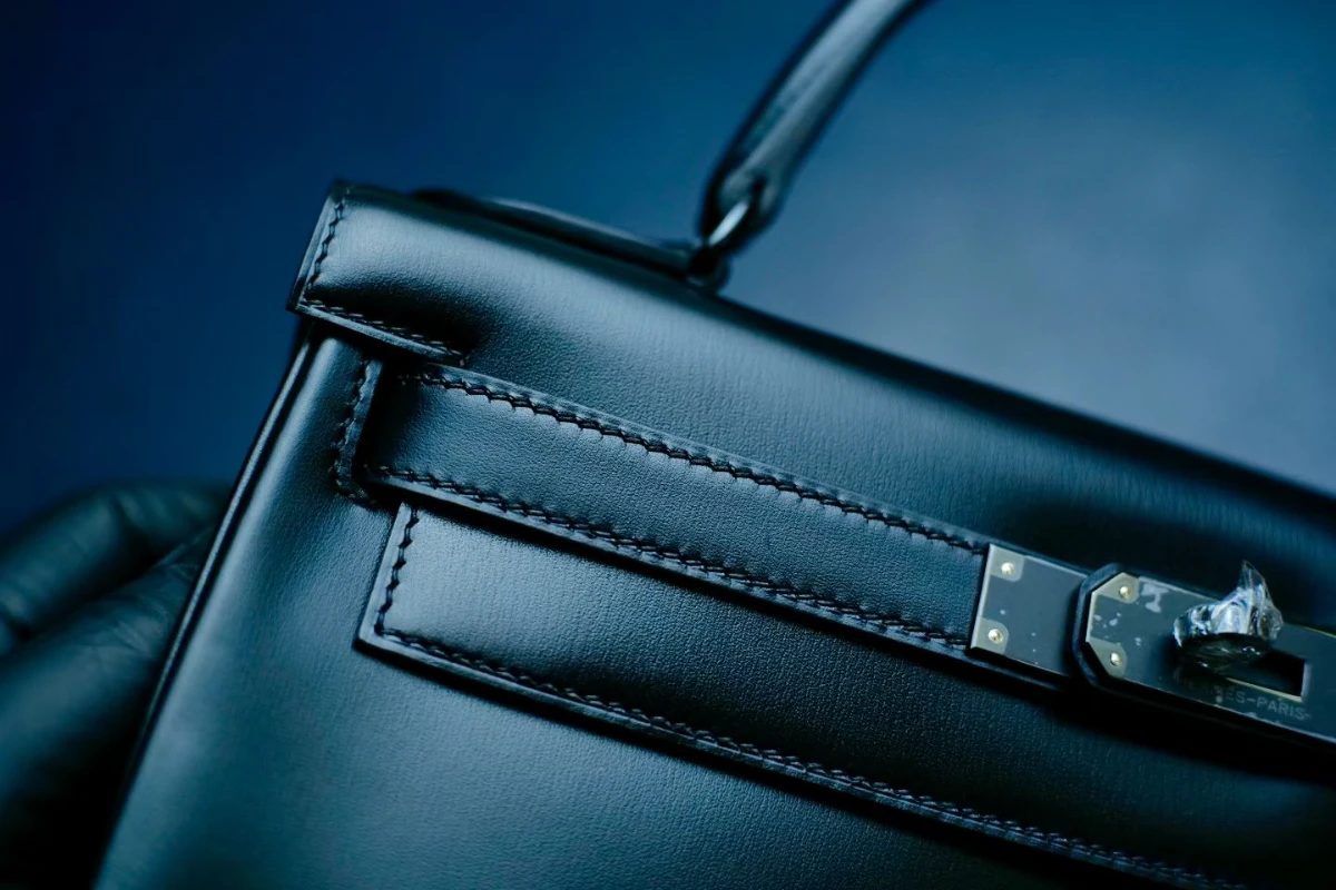 hermes kelly 黑色 box皮 (5)