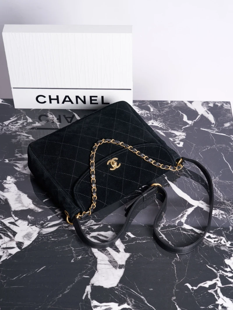 高仿香奈兒 26c 郵差包 菱格紋 (6)