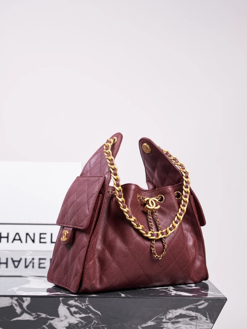 高仿25bag 棗紅色 (3)