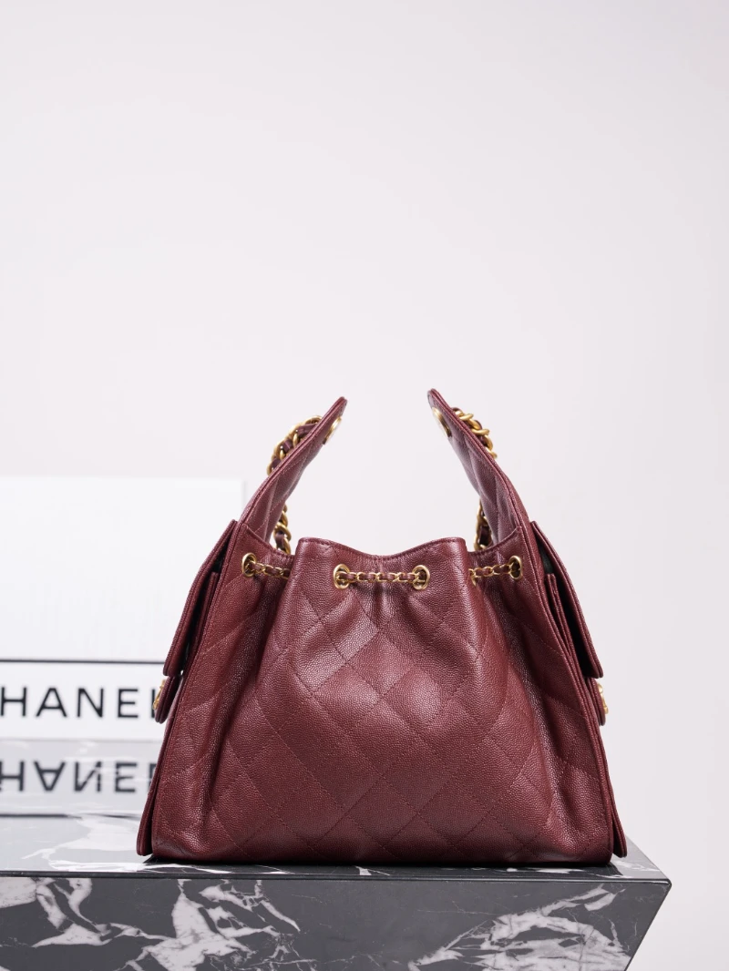 高仿25bag 棗紅色 (4)