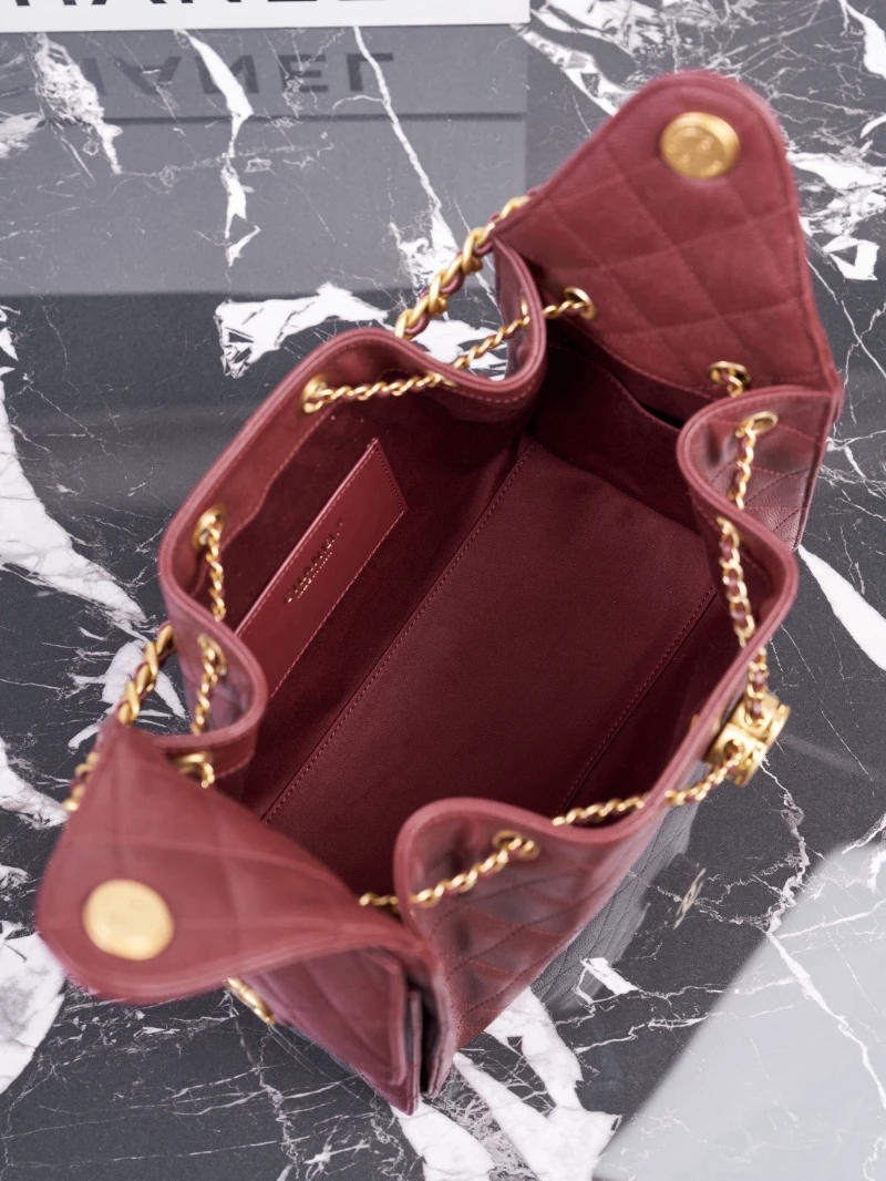 高仿25bag 棗紅色 (8)