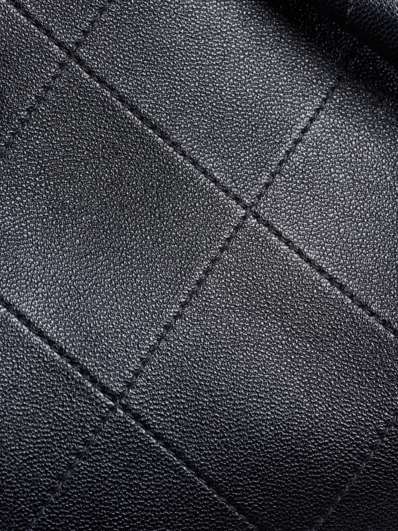 chanel高仿 hobo 黑金 牛皮 (9)