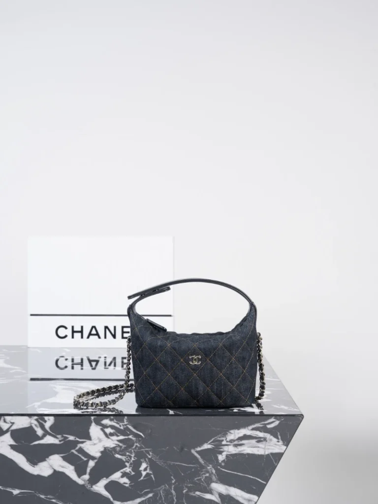 高仿香奈兒 hobo 飯盒包｜丹寧款 (1)