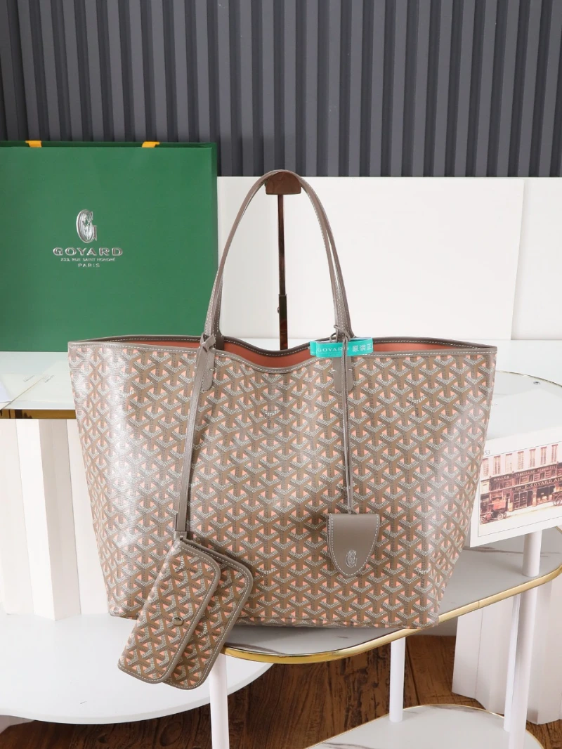 高仿goyar saint louis 咖粉 (1)