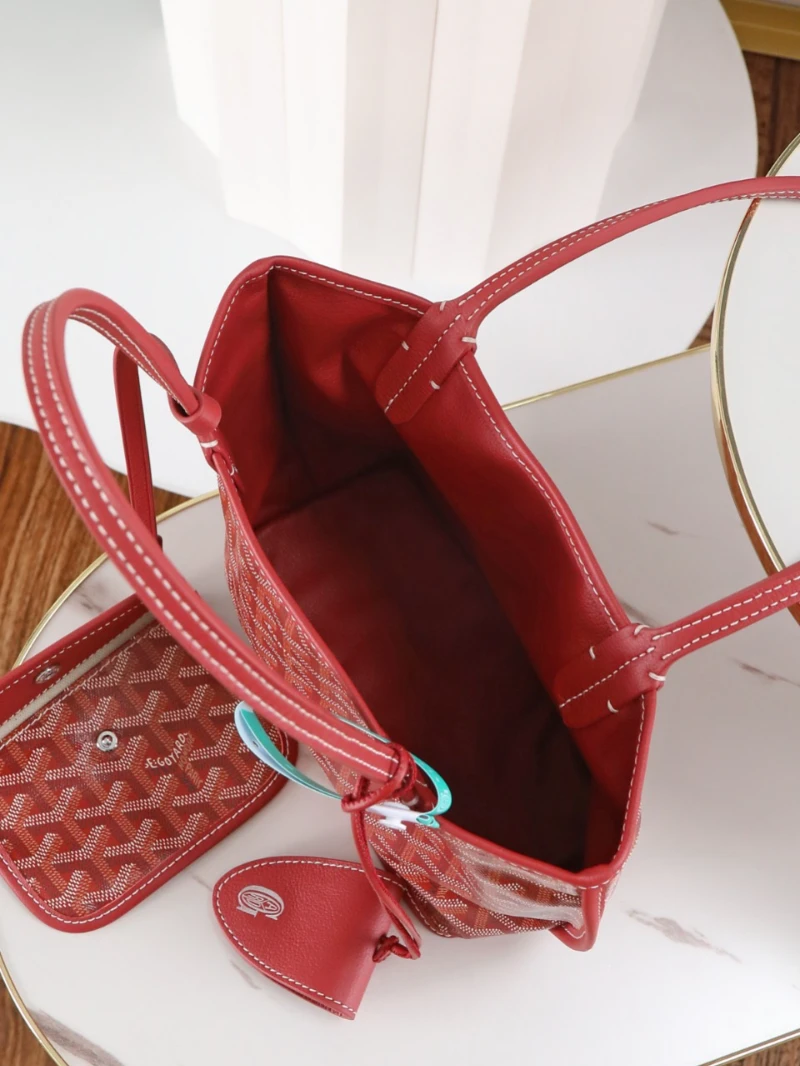 高仿goyard anjou 玫瑰紅 (6)