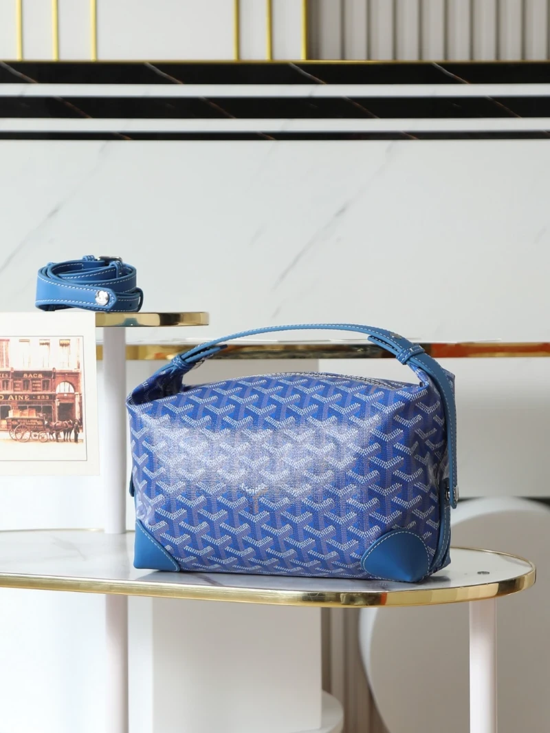 高仿oiletry pouch 藍色 (5)