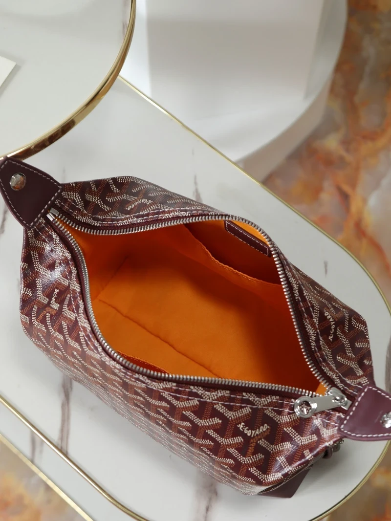 高仿oiletry pouch 酒紅 (4)