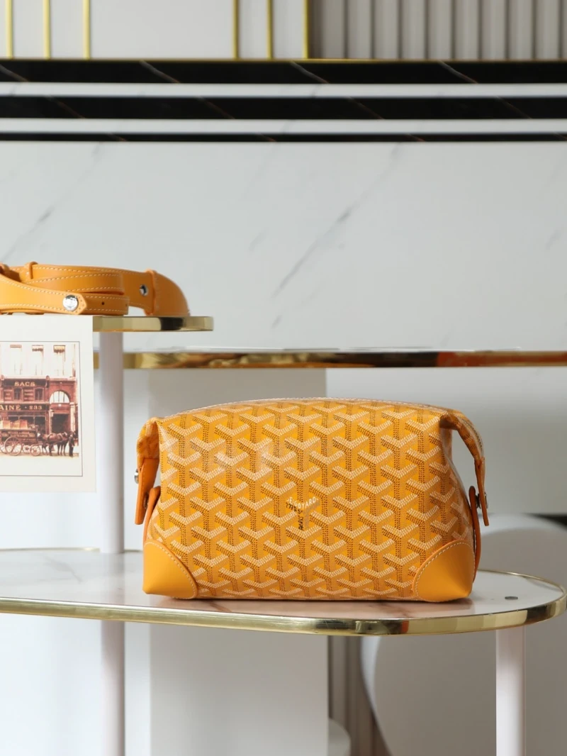 高仿oiletry pouch 黃色 (3)