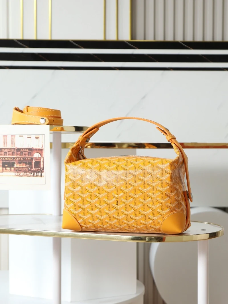 高仿oiletry pouch 黃色 (4)